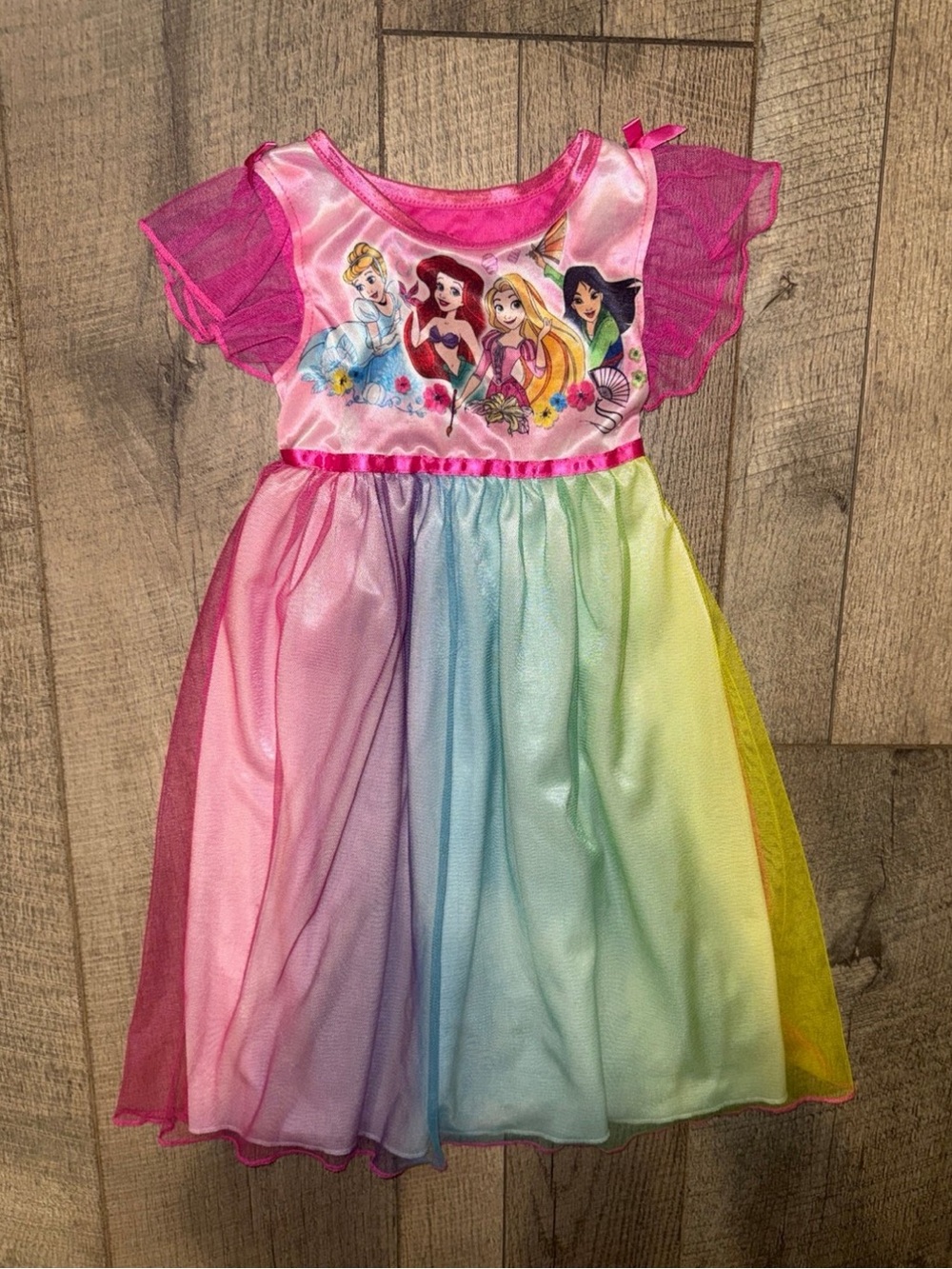 Disney Princess Rainbow Nightgown 2T